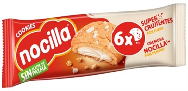 NOCILLA Cookies blancas
