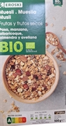 EROSKI BIO MUESLI FRUTAS Y FRUTOS SECOS