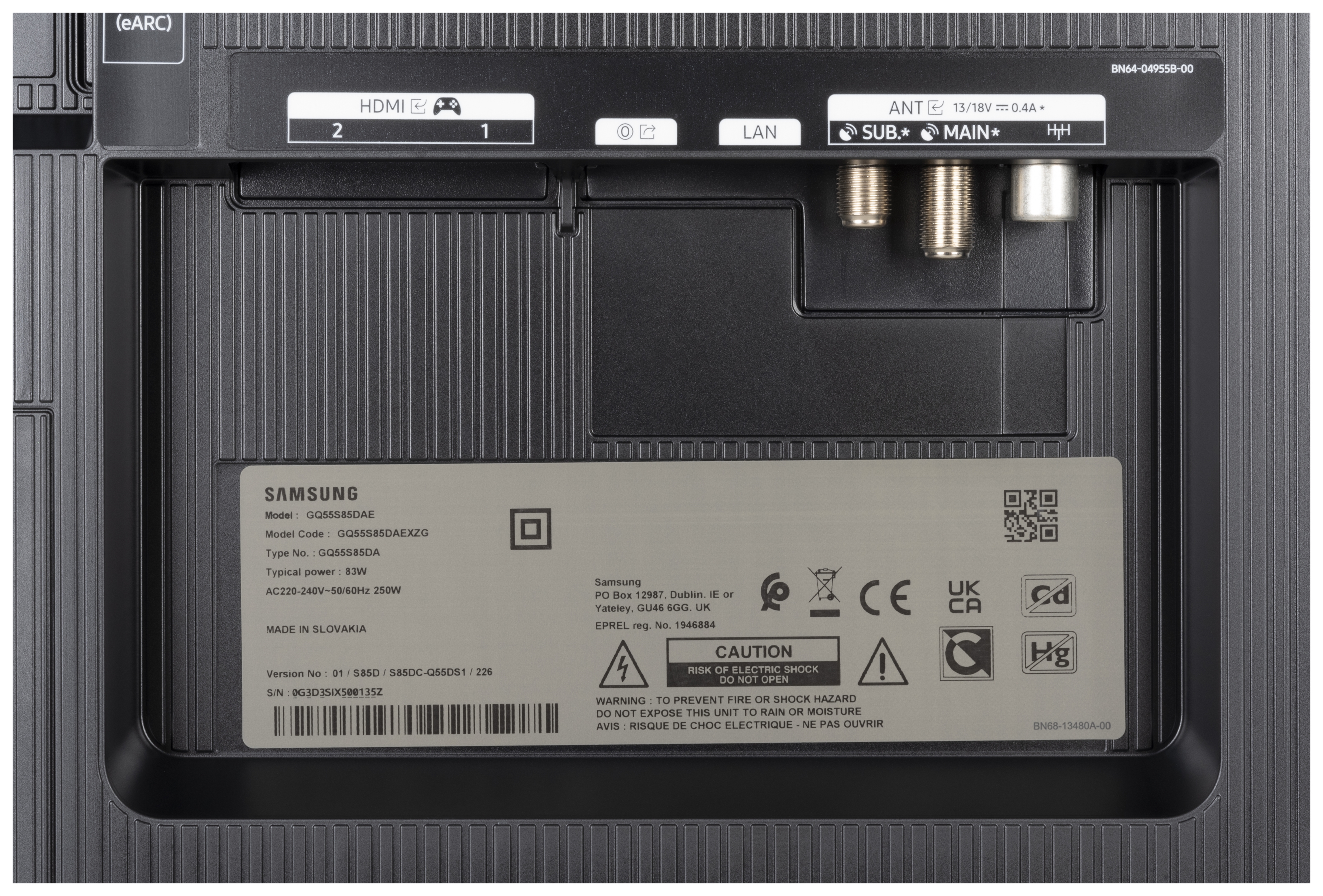 SAMSUNG TQ55S85D