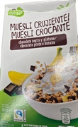 GUTBIO (ALDI) MUESLI CRUJIENTE CHOCOLATE NEGRO Y PLÁTANO
