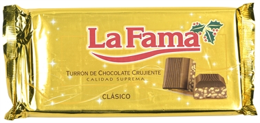 LA FAMA Turrón de chocolate crujiente