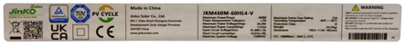 JINKO JKM460M 60HL4 V