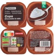 EROSKI Copa chocolate & nata