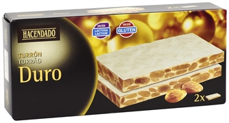 HACENDADO (MERCADONA) TURRÓN DURO