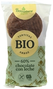 BONNATURA ORGANIC TORTITA DE ARROZ CON CHOCOLATE CON LECHE 60%