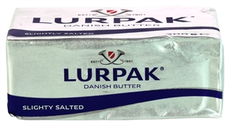 LURPAK DANISH BUTTER SLIGHTLY SALTED