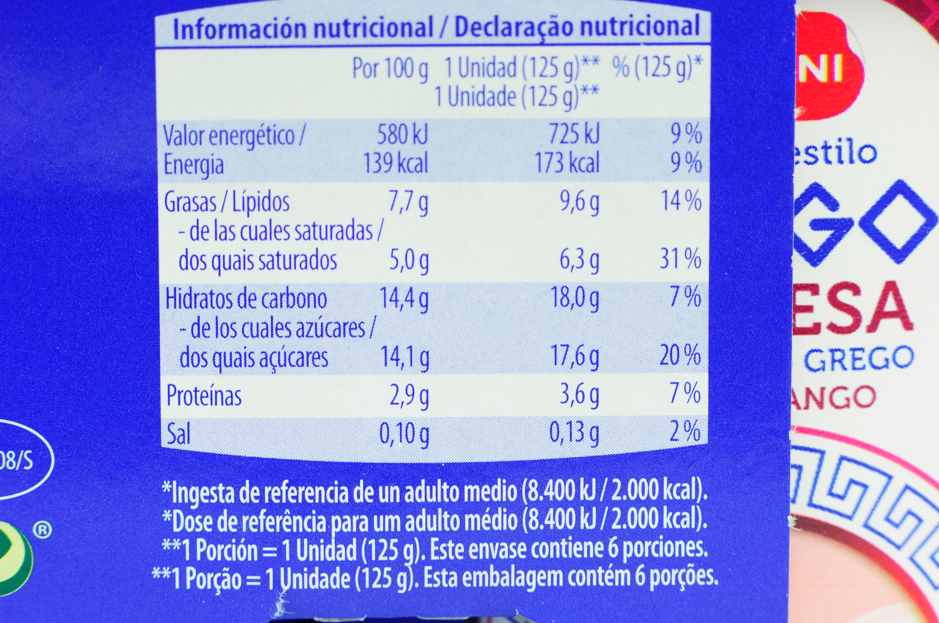 MILSANI (ALDI) YOGUR AL ESTILO GRIEGO CON FRESA.