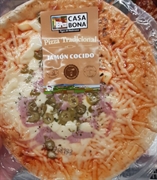 CASA BONA PIZZA TRADICIONAL JAMON COCIDO