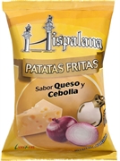 HISPALANA Patatas fritas sabor queso y cebolla