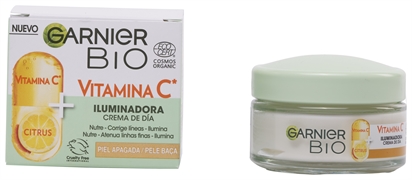 GARNIER SKIN ACTIVE Crema Iluminadora Hidratante con Vitamina C (BIO)