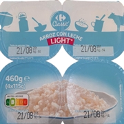 CARREFOUR CLASSIC Arroz con leche Light