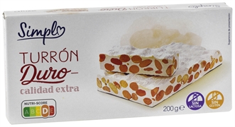 SIMPL (CARREFOUR) Turrón duro