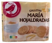 AUCHAN (ALCAMPO) GALLETAS MARÍA HOJALDRADAS