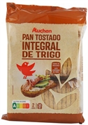 AUCHAN (ALCAMPO) PAN TOSTADO INTEGRAL DE TRIGO
