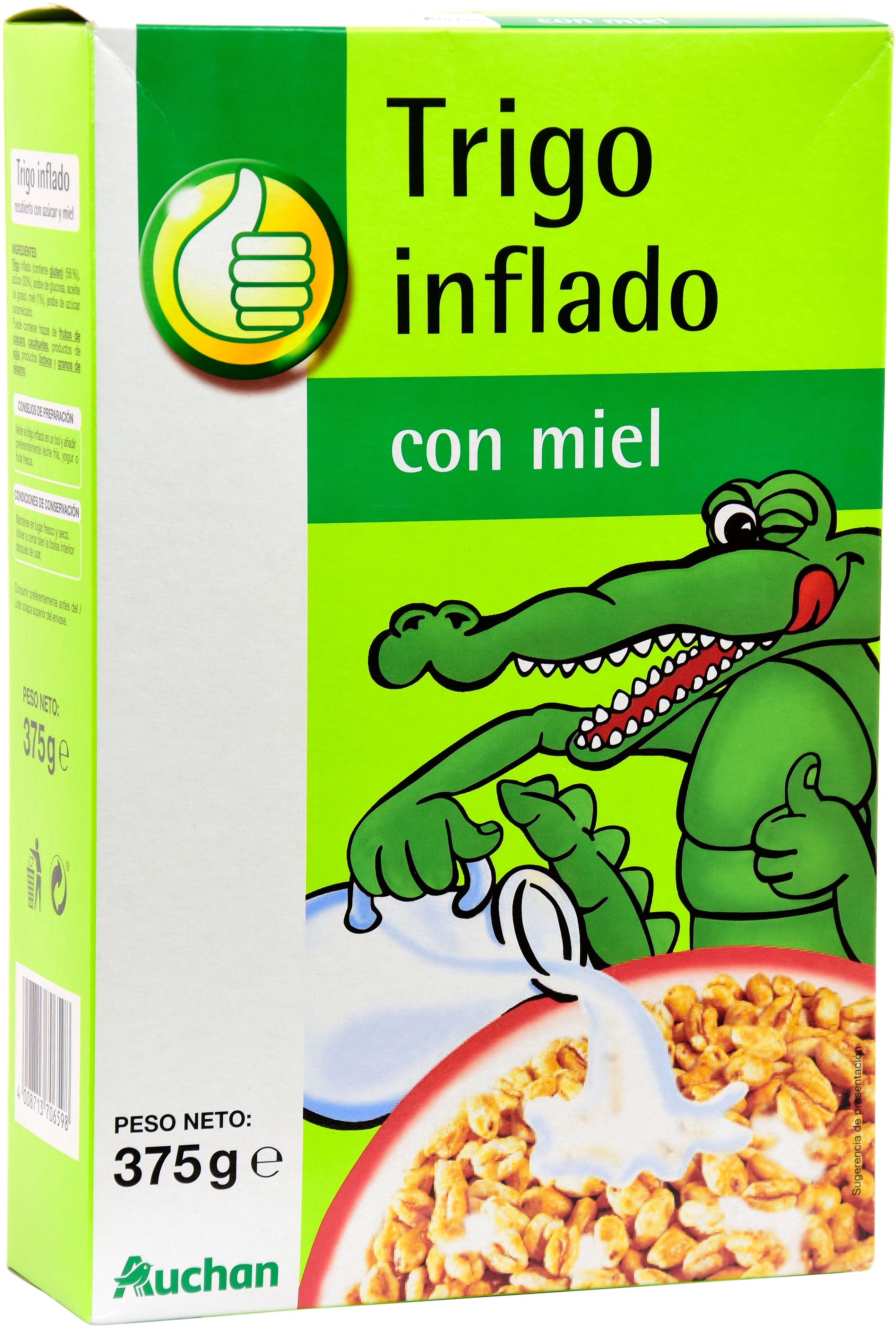 AUCHAN (ALCAMPO) TRIGO INFLADO CON MIEL.
