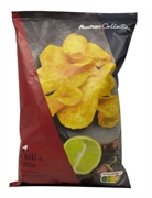 AUCHAN COLLECTION (ALCAMPO) PATATAS FRITAS SABOR CHILI & LIMA