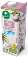 CARREFOUR SENSATION ARROZ COCO VEGETAL SIN AZÚCARES AÑADIDOS