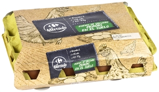 CARREFOUR EL MERCADO HUEVOS FRESCOS DE GALLINAS CRIADAS EN EL SUELO