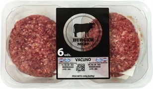 BOSQUE VERDE (MERCADONA) BURGER MEAT, VACUNO