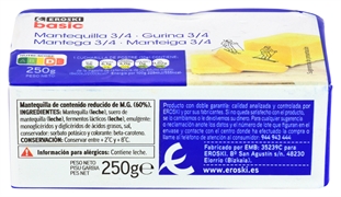 EROSKI BASIC MANTEQUILLA 3/4