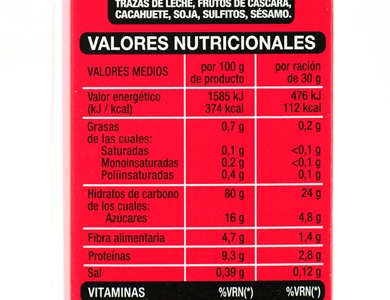 HACENDADO LÍNEA V (MERCADONA) FRUTOS ROJOS.