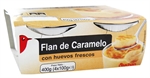 AUCHAN (ALCAMPO) FLAN DE CARAMELO CON HUEVOS FRESCOS | Los mejores flanes  | OCU