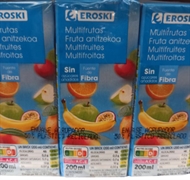 EROSKI MULTIFRUTAS SIN AZÚCARES AÑADIDOS