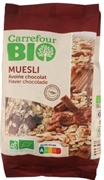 CARREFOUR BIO MUESLI DE AVENA CON CHOCOLATE
