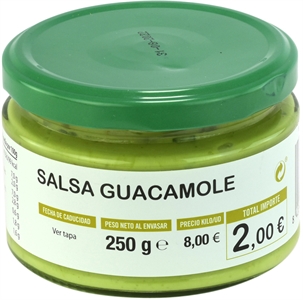 PLATOS PREPARADOS SALSA GUACAMOLE
