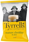TYRRELL'S Mature cheddar & chives