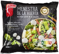 FINDUS Menestra de la huerta con champiñones, cardo y alcachofa
