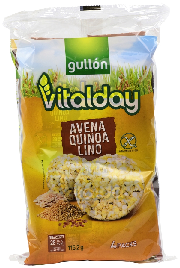 VITALDAY TORTITA DE AVENA, QUINOA Y LINO 2024 OCU
